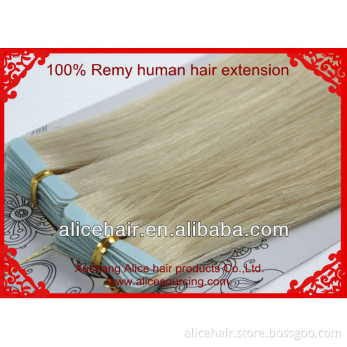 Wholesale price stick tape hair extension blue tape